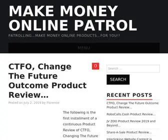 Makemoneyonlinepatrol.com(Make Money Online Patrol) Screenshot