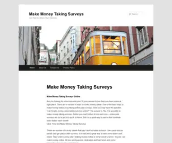 Makemoneytakingsurveysonline.com(Make Money Taking Surveys) Screenshot