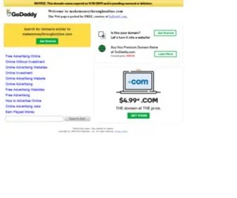 Makemoneythroughonline.com(Make Money Through Online) Screenshot