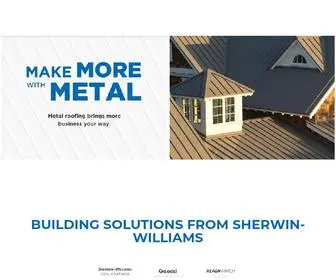 Makemorewithmetal.com(Sherwin Williams) Screenshot