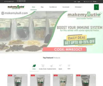 Makemybuti.com(We at MakeMyButi believe in offering only a high) Screenshot