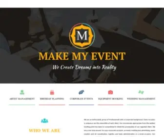 Makemyevent.in(An Event Management Company in New Delhi) Screenshot