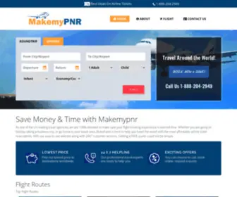 Makemypnr.ca(Welcome) Screenshot