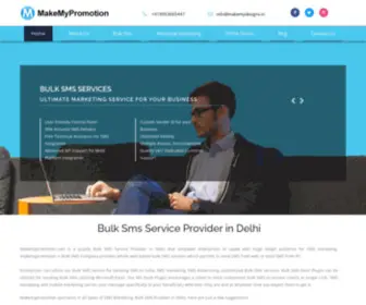 Makemypromotion.com(Bulk SMS Service Provider in Delhi) Screenshot