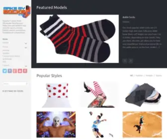 Makemysocks.com(Custom Socks Wholesale Manufacturing by Make My Socks) Screenshot