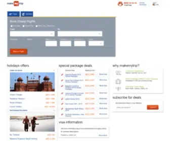 Makemytrip.ae(Book cheap Airline flight tickets to India from Dubai) Screenshot