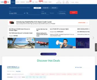 Makemytrip.com(India travel) Screenshot