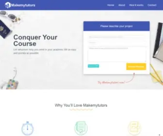 Makemytutors.com(MakeMyTutor) Screenshot