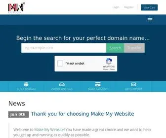 Makemywebsites.com.au(Portal Home) Screenshot