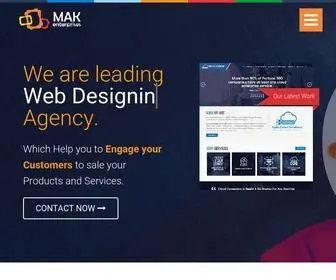 Makent.in(Find #1 Web Designing Company & Best Web Development Company in Mumbai) Screenshot