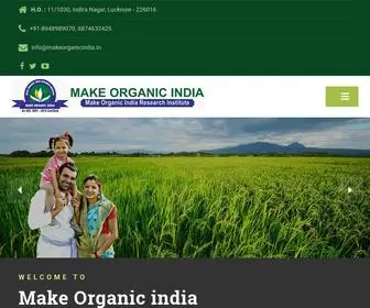 Makeorganicindia.in(Make Organic india) Screenshot