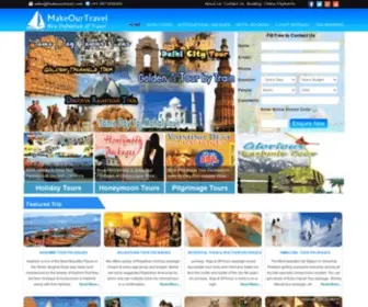 Makeourtravel.co.in(Tour Operators) Screenshot