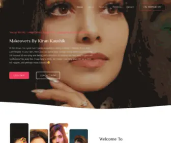 Makeoversbykirankaushik.com(Makeup Artist) Screenshot