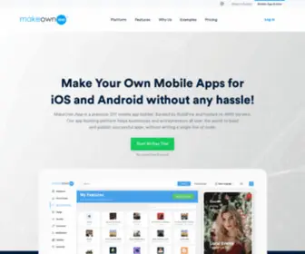 Makeown.app(Mobile App Builder) Screenshot
