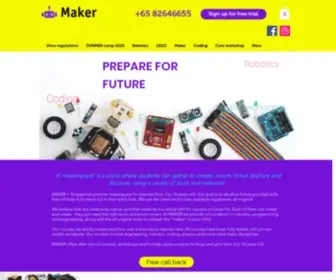 Maker.sg(Holiday camp for kids) Screenshot