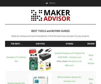 Makeradvisor.com(Maker Advisor) Screenshot