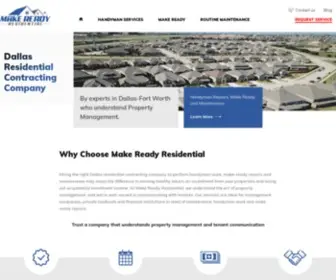 Makereadyresidential.com(Make Ready Residential) Screenshot