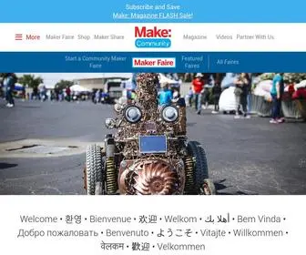 Makerfaire.com(Virtually Maker Faire) Screenshot
