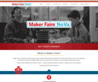 Makerfairenova.com(6th Annual) Screenshot