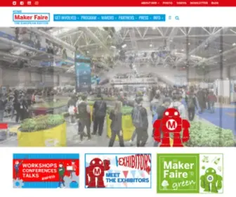 Makerfairerome.eu(Il più grande evento europeo sull'innovazione) Screenshot