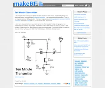 Makerf.com(Fun with DIY Radios) Screenshot