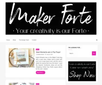 Makerforte.blog(Maker Forte Creative Blog) Screenshot