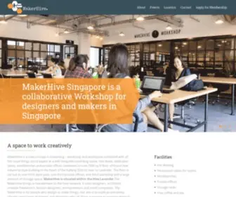 Makerhive.com.sg(Prototyping Workshop Laser Cutter 3D Printer CNC) Screenshot