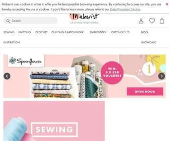 Makerist.com(Discover the leading online pattern marketplace for indie designers) Screenshot