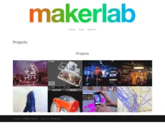 Makerlab.com(Makerlab is a developer/artist community driven project incubator) Screenshot