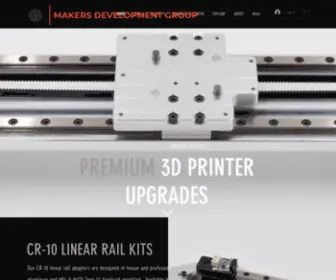 Makersdevelopmentgroup.com(Premium 3D Printer Upgrades) Screenshot