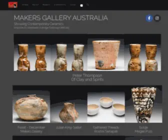 Makersgalleryaustralia.com(Brisbane based specialist ceramics gallery) Screenshot