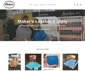 Makersleathersupply.com(Maker's Leather Supply) Screenshot