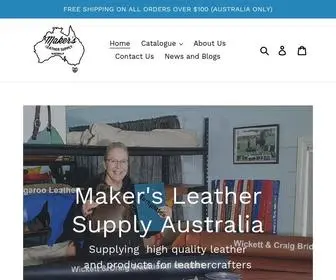 Makersleathersupplyaustralia.com.au(Maker's Leather Supply Australia) Screenshot