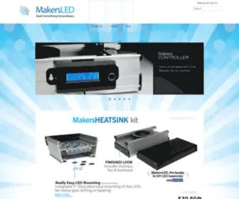 Makersled.com(Makers of the t) Screenshot