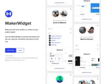 Makerwidget.com(makerwidget) Screenshot