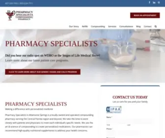 Makerx.com(Pharmacy Specialists Compounding Pharmacy) Screenshot