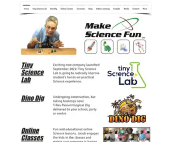 Makesciencefun.com(Science Experiments) Screenshot