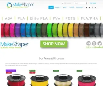 Makeshaper.com(3D Print Filament with Makeshaper) Screenshot