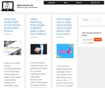 Makesmartlife.com(Make Smart life) Screenshot