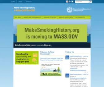 Makesmokinghistory.org(Make Smoking History Home) Screenshot