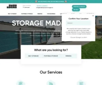 Makespacestorage.ca(Self-Storage & Portable Storage Company) Screenshot