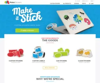 Makestickers.com(Custom Stickers Made Easy) Screenshot