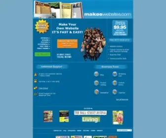 Makeswebsites.com(Make your own Business Website) Screenshot