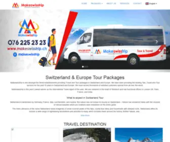 Makeswisstrip.com(Switzerland tour packages) Screenshot