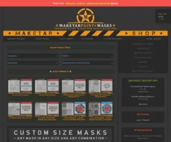 Maketar.com(The best paint masks for scale models) Screenshot