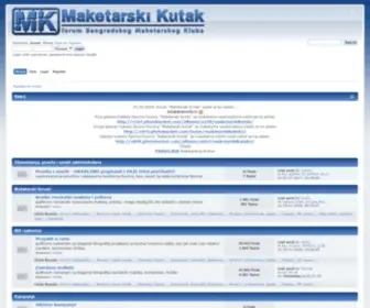 Maketarskikutak.com(Maketarski Kutak) Screenshot