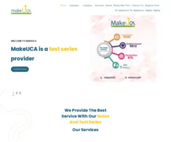 Makeuca.com(Site Maintenance) Screenshot