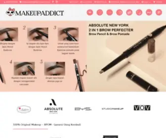 Makeupaddict.co.id(Makeup Addict Indonesia) Screenshot