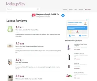 Makeupalley.com(Beauty Product Reviews) Screenshot
