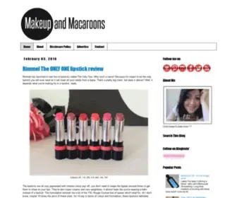 Makeupandmacaroons.com(Makeup and Macaroons) Screenshot